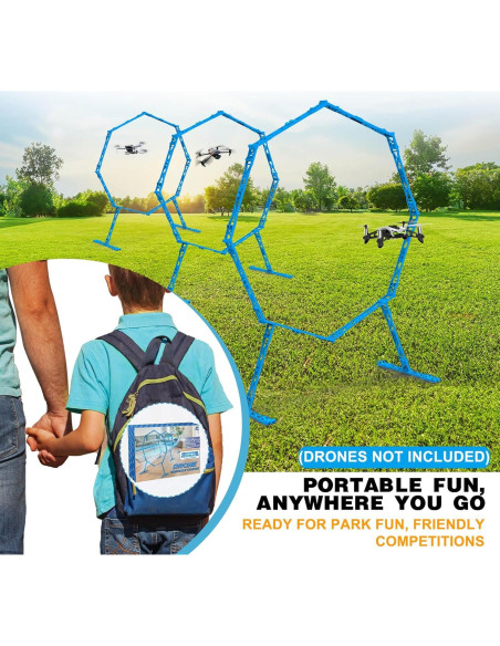Curso de Obstáculos Drone Beria ZA01 - 3 Paquetes Aros