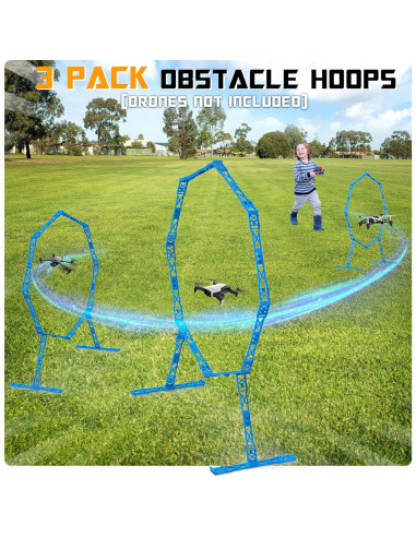 Curso de Obstáculos Drone Beria ZA01 - 3 Paquetes Aros