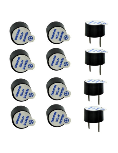 Buzzer Activo de Alarma 5V Beeper Rastreador Bnafes 12 PCS