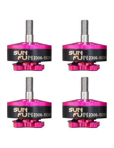 Motor Sin Escobillas DYS SUNFUN 2306 1900KV para Drone FPV
