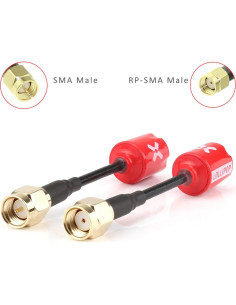 Antena FPV FOXEER Lollipop V4 5.8GHz RHCP 2.5dBi SMA para Drone 2