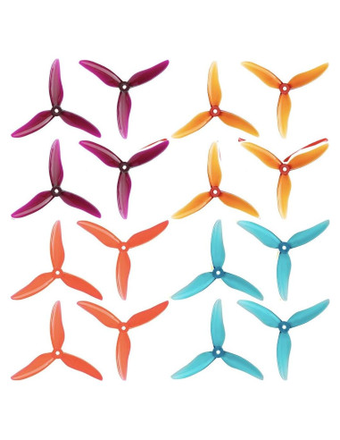 Hélices de 5" Gemfan 51499 para Drones FPV - 16 Piezas