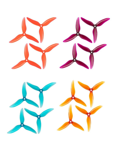 Hélices Gemfan Hurricane 51499 5.1" 16pcs para Drones FPV