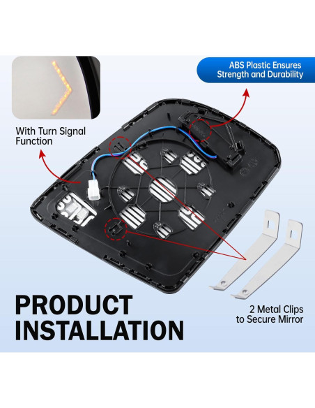 Espejo Calentado Izquierdo Toyota Tundra/Sequoia 2007-2020