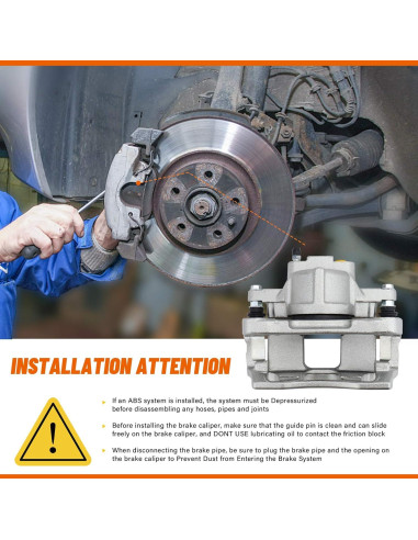 Caliper de Freno Frontal DRIVESTAR 18B5044 18B5045 para Jeep y Dodge