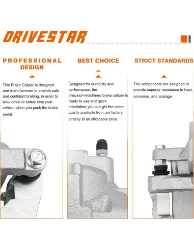 Caliper de Freno Frontal DRIVESTAR 18B5044 18B5045 para Jeep y Dodge