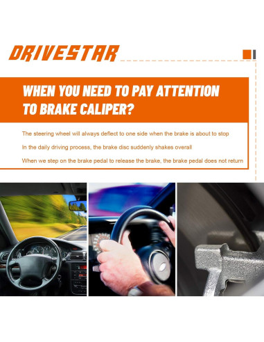 Caliper de Freno Frontal DRIVESTAR 18B5044 18B5045 para Jeep y Dodge