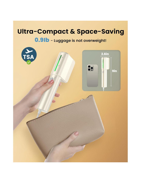 Vaporizador de Viaje Jack y Rose SC-003 2 en 1 1000W Mini