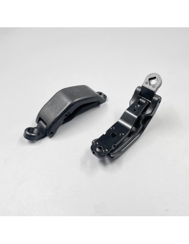 Pestillo de Ventana de Vidrio HUYILUN 2 Pcs Negro Toyota