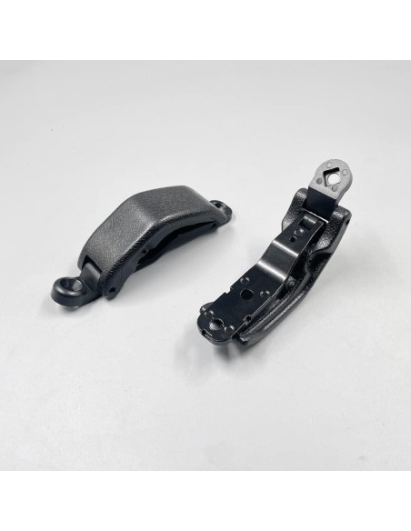 Pestillo de Ventana de Vidrio HUYILUN 2 Pcs Negro Toyota