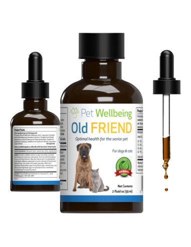 Suplemento Herbal para Gatos Mayores Pet Wellbeing 59 ml
