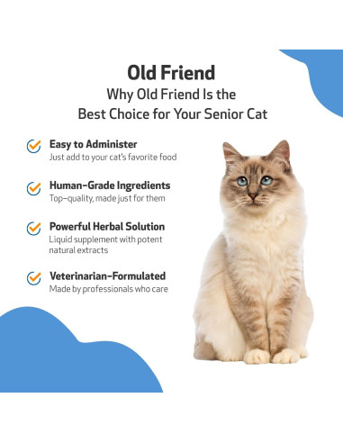 Suplemento Herbal para Gatos Mayores Pet Wellbeing 59 ml