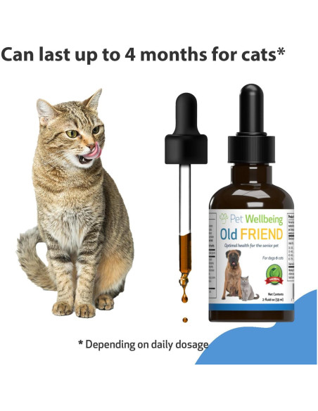 Suplemento Herbal para Gatos Mayores Pet Wellbeing 59 ml