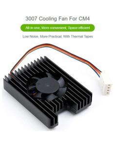 Ventilador de Refrigeración 3007 Waveshare para Raspberry Pi CM4 2