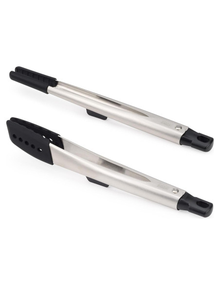 Conjunto de 2 Pinzas de Silicona Joseph Joseph - Acero Inoxidable