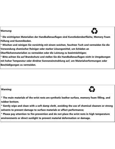 Reposamuñecas Ergonómico Cacoy Combo Negro con Alfombrilla