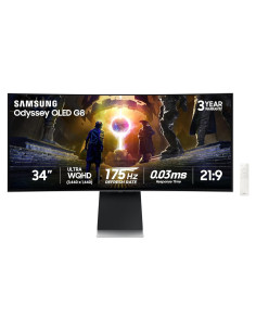 Monitor Curvo Samsung 34" Odyssey OLED G8 3440x1440 175Hz