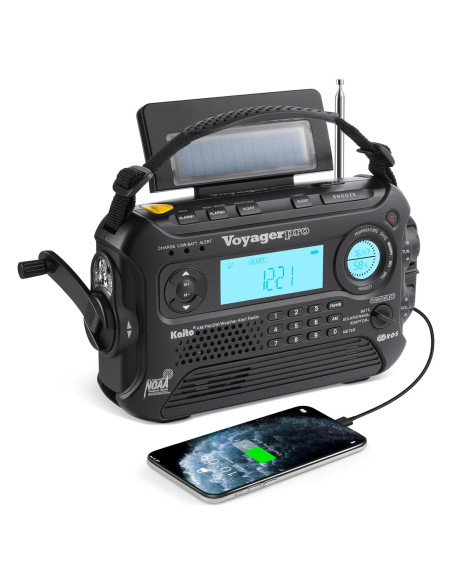 Radio de Emergencia Kaito KA600 Solar y Dynamo AM/FM/LW/SW