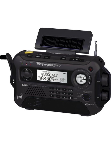 Radio de Emergencia Kaito KA600 Solar y Dynamo AM/FM/LW/SW