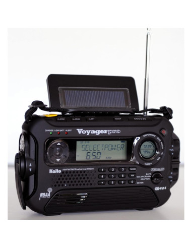 Radio de Emergencia Kaito KA600 Solar y Dynamo AM/FM/LW/SW