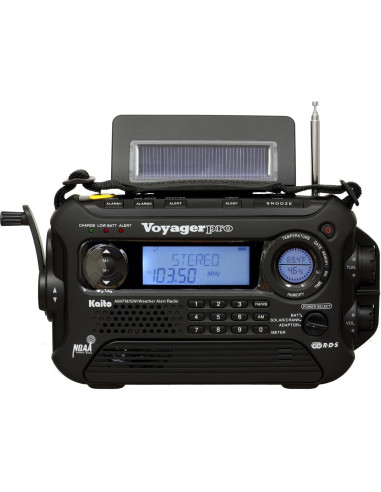Radio de Emergencia Kaito KA600 Solar y Dynamo AM/FM/LW/SW