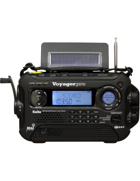 Radio de Emergencia Kaito KA600 Solar y Dynamo AM/FM/LW/SW