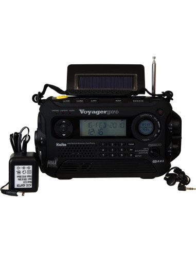 Radio de Emergencia Kaito KA600 Solar y Dynamo AM/FM/LW/SW
