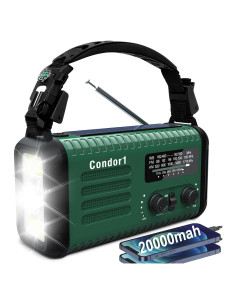 Radio Meteorológica de Emergencia Geartist Condor 1 20000mAh