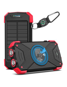 Cargador Solar Power Bank 10,000mAh BLAVOR Inalámbrico 20W
