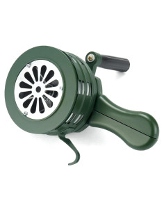 Sirena Manual de Emergencia QWORK 110dB Portátil Verde