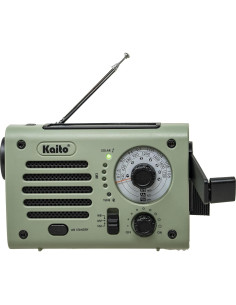 Radio de Emergencia Kaito KA380 con Bluetooth y Panel Solar 2