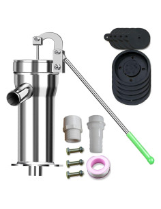 Bomba de pozo manual Locci de acero inoxidable 8m