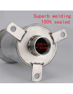 Bomba de pozo manual Locci de acero inoxidable 8m 2