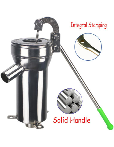 Bomba de pozo manual Locci de acero inoxidable 8m