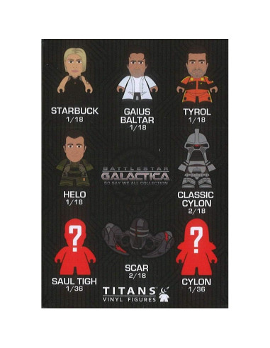 Figura Miniatura de Vinilo Titans Battlestar Galactica