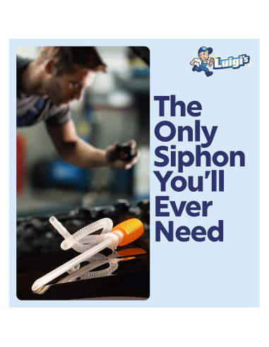 Bomba de Sifón Manual Luigi's para Agua y Combustible 10 L/min