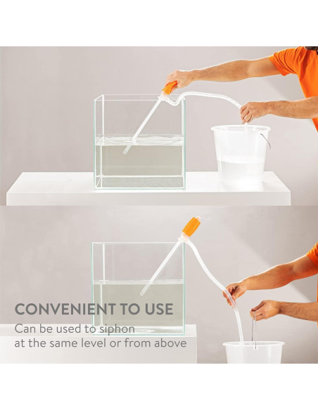 Bomba de Sifón Manual Luigi's para Agua y Combustible 10 L/min