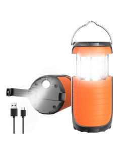 Linterna de Camping Juvihuxy LED Solar 5000mAh Impermeable