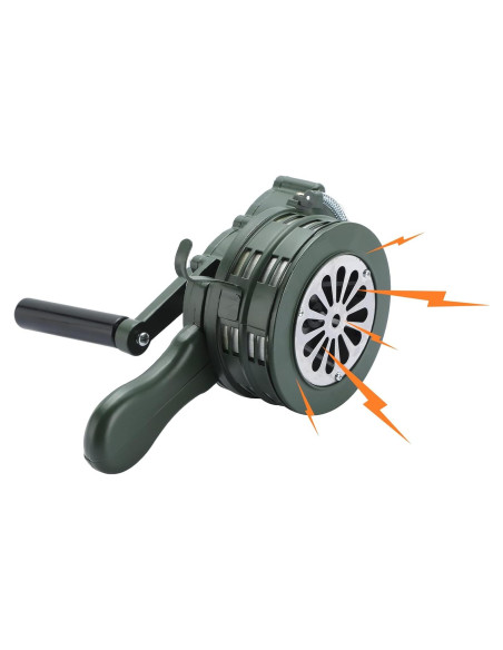 Sirena de Aire Portátil MAOPINER 110dB Alarma de Mano