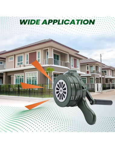 Sirena de Aire Portátil MAOPINER 110dB Alarma de Mano