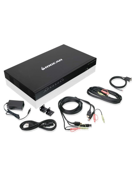 Interruptor KVM USB HDMI 8 Puertos IOGEAR GCS1808H 1080P