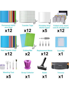 Kit de Inicio LOPASA para Máquina Cricut Joy Xtra 8.5x12 2