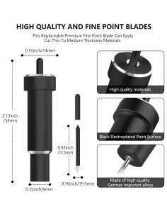 Cuchilla de Corte Profundo UTNVBTR para Cricut Maker 3 y 4 2