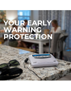 Kit de Emergencia Midland: Radio Meteorológica NOAA y Radios de Dos Vías 2