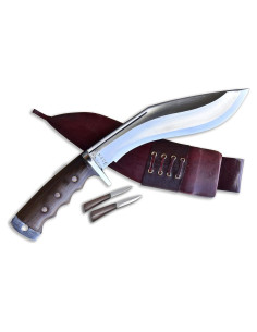 Kukri GK&CO. 20.32 cm Acero Carbono con Funda Roja