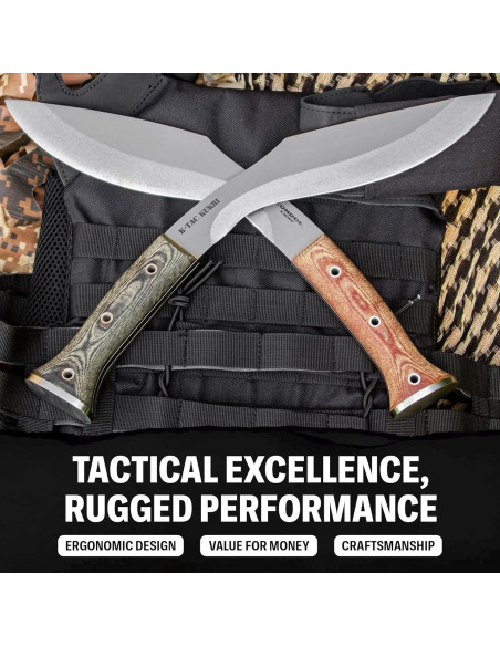 Cuchillo Kukri K-Tact Condor - Acero Carbono 25cm - Mango Micarta