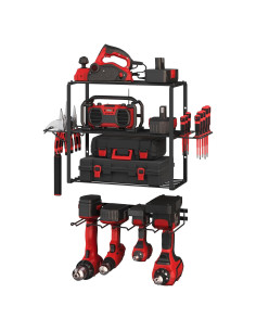 Organizador de Herramientas Stalwart 4 Niveles Montado en Pared