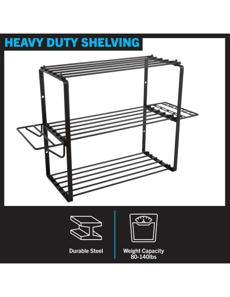 Organizador de Herramientas Stalwart 4 Niveles Montado en Pared