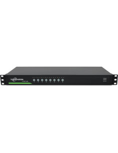 Conmutador KVM VGA USB 8 Puertos TOPSAVOS 2048x1536 1U Rack 2