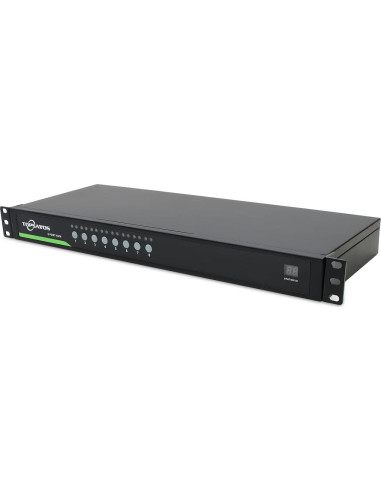Conmutador KVM VGA USB 8 Puertos TOPSAVOS 2048x1536 1U Rack